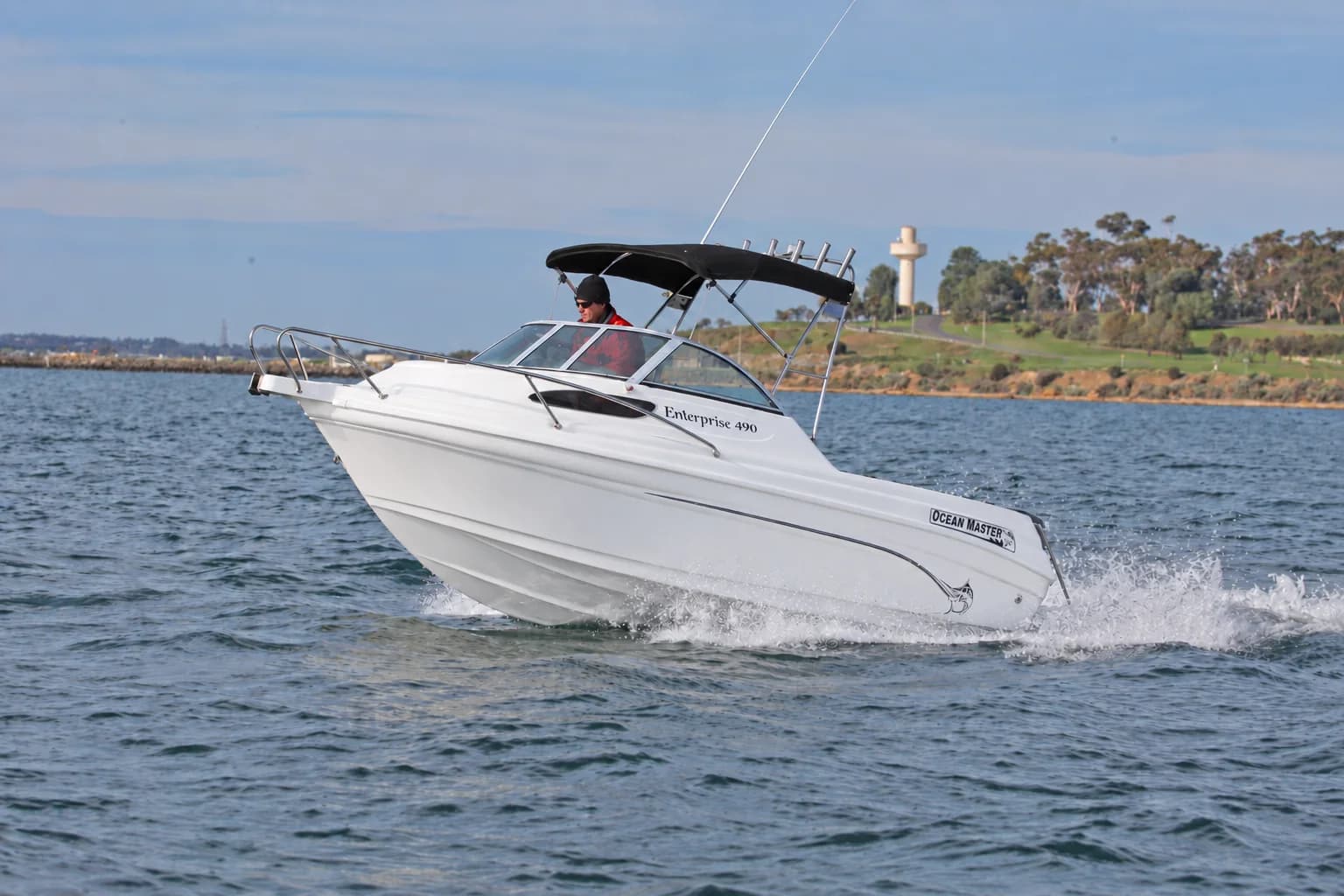 Enterprise 490 — on the water